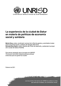 La experiencia de la ciudad de Dakar en materia de políticas de economía social y solidaria